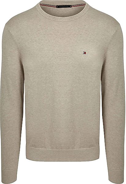 Tommy Hilfiger Pullover Essential Greige - Größe M günstig online kaufen