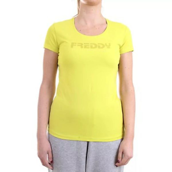 Freddy  T-Shirt S1WBCT1 T-Shirt/Polo Frau Gelb günstig online kaufen