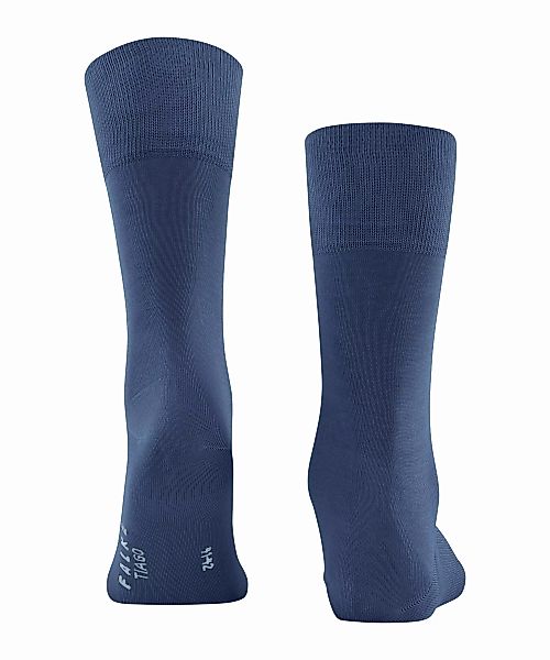 FALKE Tiago Herren Socken, 43-44, Blau, Uni, Baumwolle, 14662-677805 günstig online kaufen