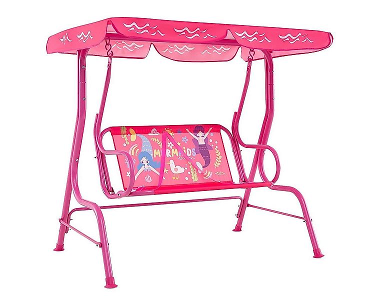 COSTWAY Hollywoodschaukel, 2-Sitzer, für Kinder, mit verstellbarem Sonnenda günstig online kaufen