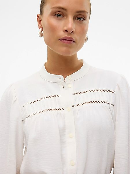 Vero Moda Langarmbluse Emma (1-tlg) Drapiert/gerafft günstig online kaufen