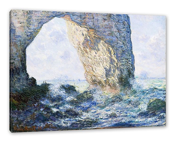 Pixxprint Leinwandbild Claude Monet - Das günstig online kaufen