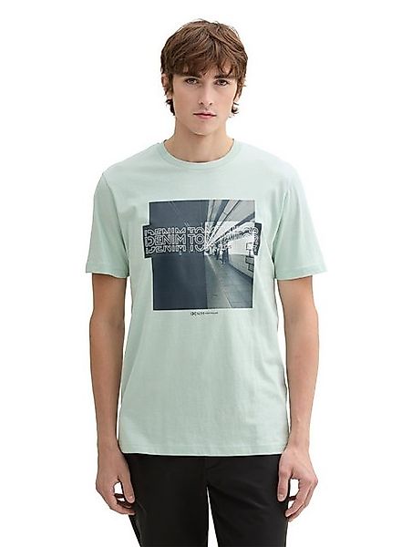 TOM TAILOR Denim Print-Shirt mit Frontprint günstig online kaufen
