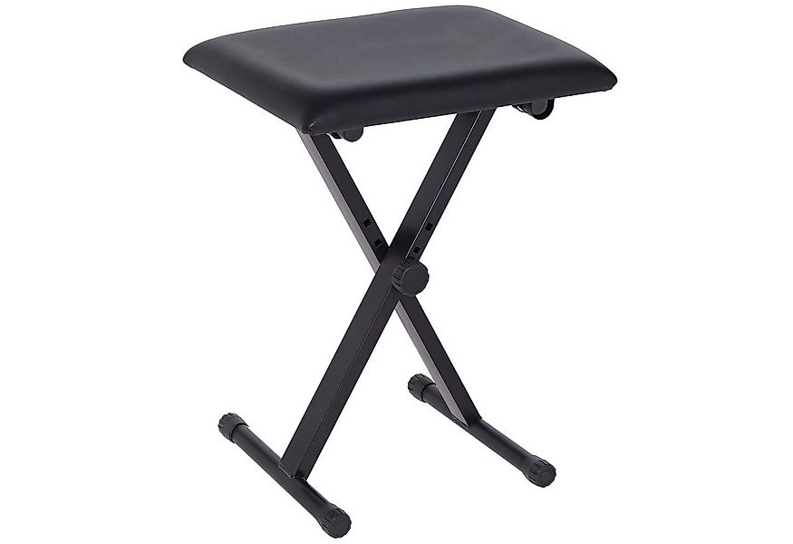 furnicato Hocker Klavierhocker höhenverstellbar, 39x29x37-47 cm, Schwarz (1 günstig online kaufen