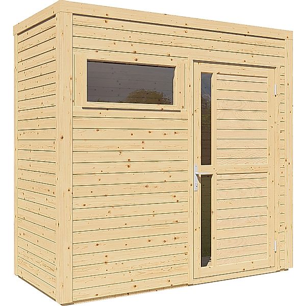 KONIFERA Gartenhaus "Cubus 1", Inklusive Fußboden günstig online kaufen
