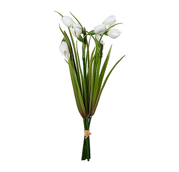 Kunstblume Kunstblume SCHNEEGLÖCKCHEN BUND 30cm. Bund mit 5 Frühlingsblumen günstig online kaufen