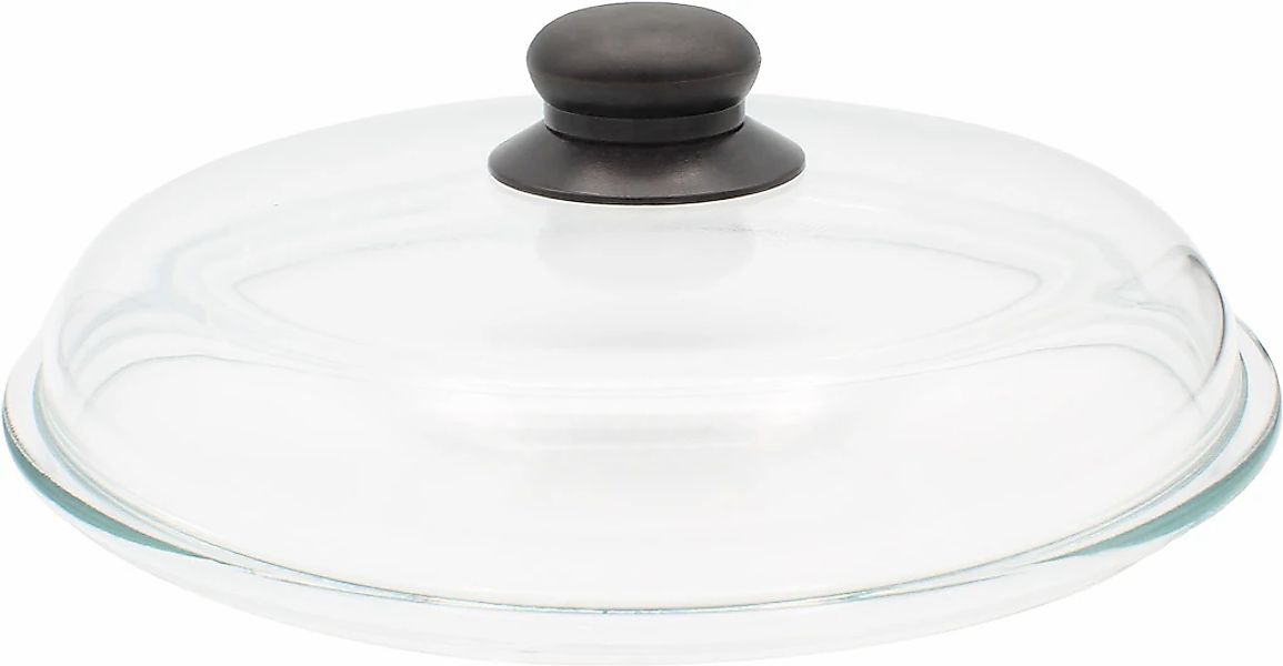 Krüger Deckel "Glasdeckel Brilliant mit Kunststoffknopf" hitzebeständig bis günstig online kaufen