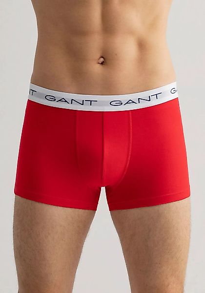GANT 3-er-Set Boxer Trunks Blau, Rot & Weiss günstig online kaufen