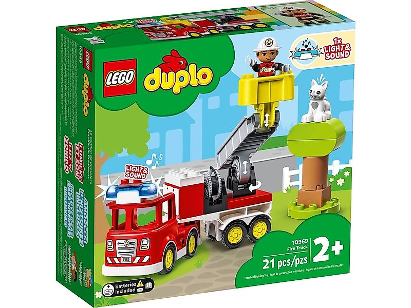 LEGO® LEGO® DUPLO® 10969 Feuerwehrauto Konstruktionsspielsteine, günstig online kaufen
