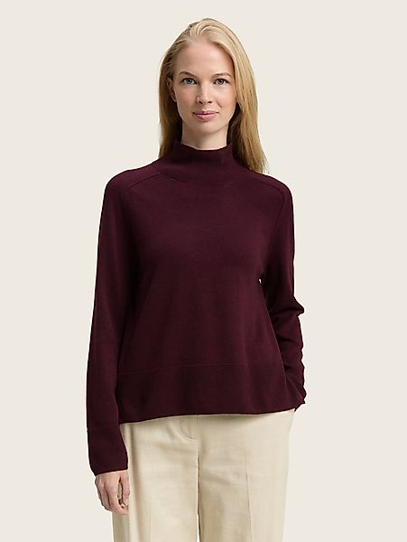 TOM TAILOR Strickpullover Strickpullover mit Kaschmir-Anteil günstig online kaufen