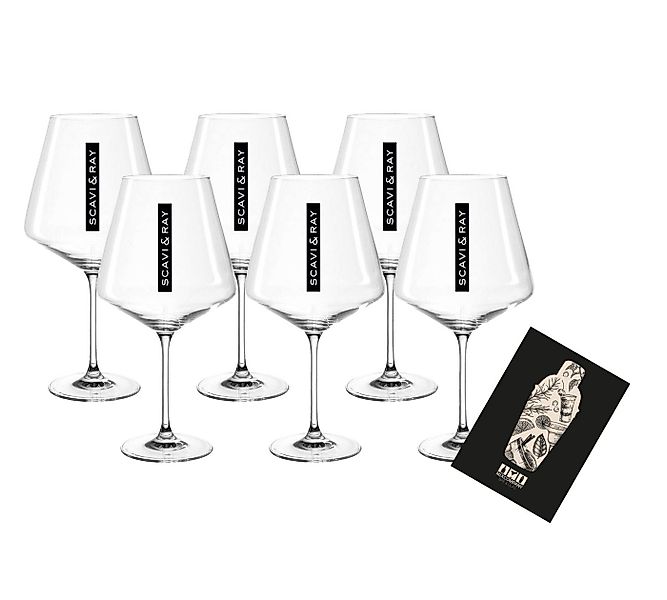 Mixcompany Rose Scavi & Ray Weingläser NEU - 6er Set Glas / Gläser für Pros günstig online kaufen
