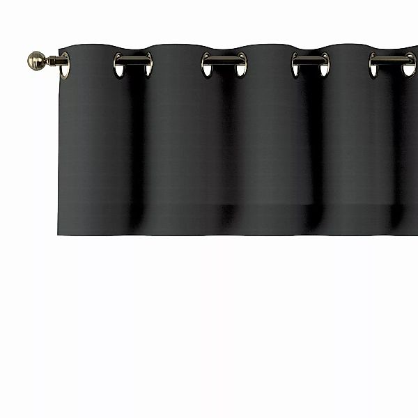 Kurzgardine mit Ösen, schwarz, 260 x 40 cm, Loneta (133-06) günstig online kaufen