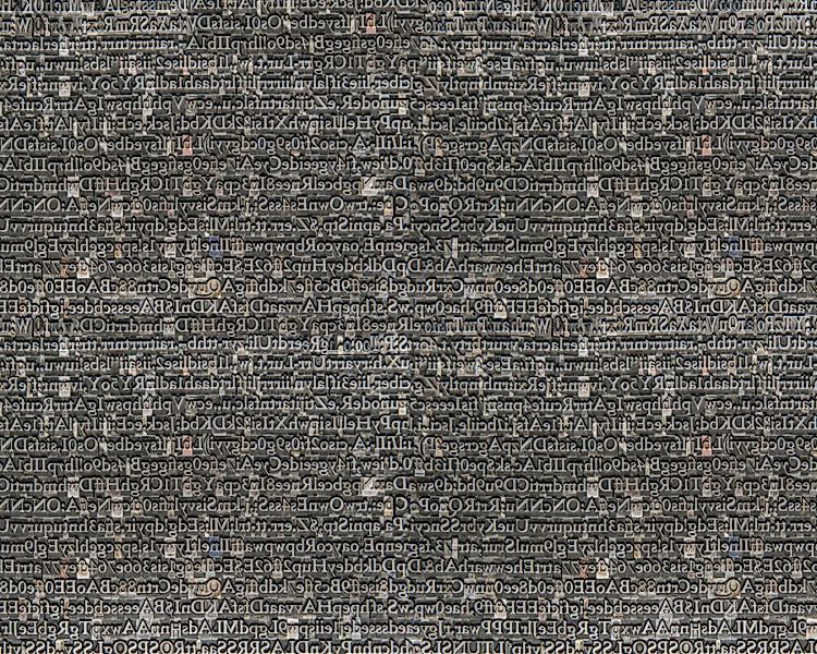 Fototapete "Buchstabenmix" 4,00x2,50 m / Glattvlies Perlmutt günstig online kaufen