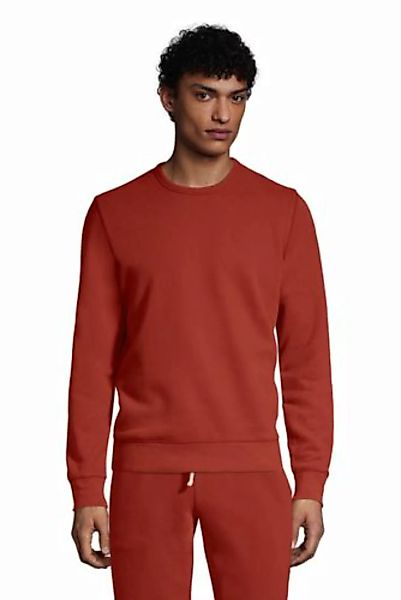 Sweatshirt mit rundem Ausschnitt, Herren, Größe: M Normal, Rot, Baumwoll-Mi günstig online kaufen