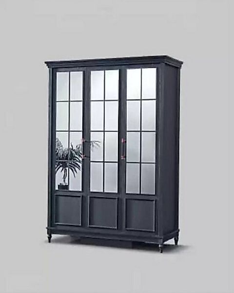 JVmoebel Kleiderschrank Schwarzer Schrank Einrichtung Schlafzimmer Möbel Sc günstig online kaufen
