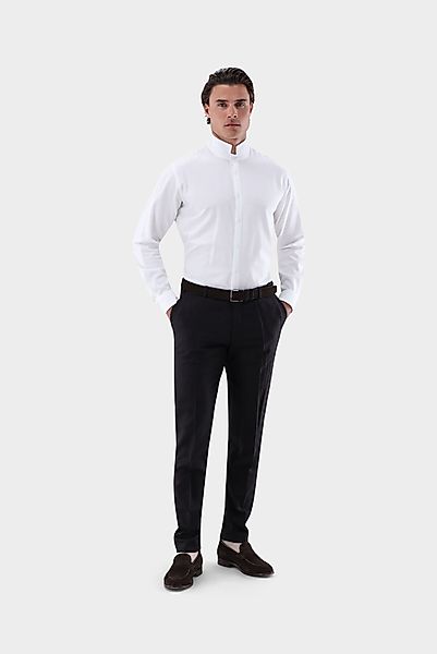 Hemd mit hohem Stehkragen Tailor Fit günstig online kaufen