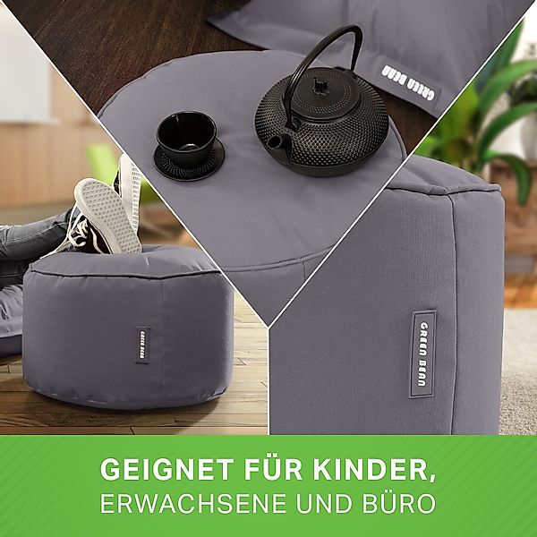Green Bean Pouf Stay (Sitzsack-Hocker 25x45cm günstig online kaufen