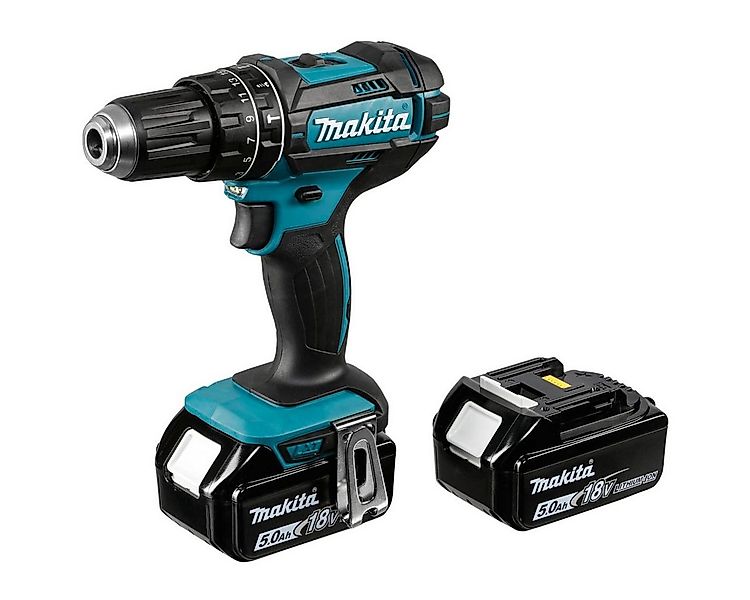 Makita Bohrschrauber DHP482RTJ 18V 2x Akku Akku-Schlagbohrschrauber günstig online kaufen