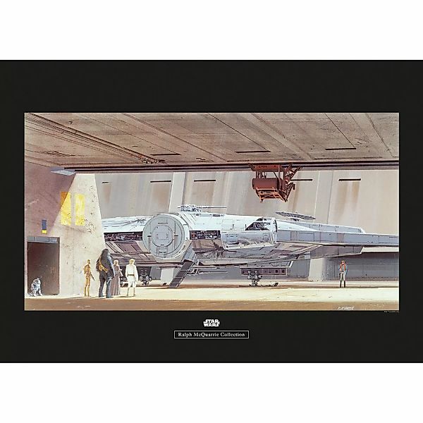 Komar Bild "Star Wars Classic RMQ Yavin Hangar", Star Wars, (1 St.), Wandbi günstig online kaufen