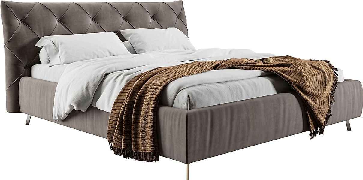 Home affaire Polsterbett "Elloree in 4 Breiten bis 200cm, auch in Leder" Ko günstig online kaufen