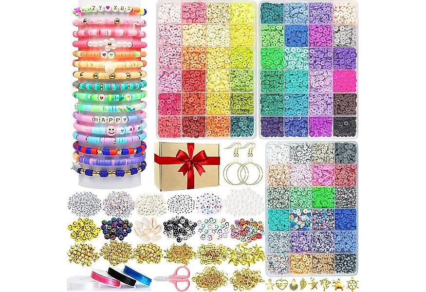 Refined Living Kreativset Bastelperlen Armband Perlen Set 3mm Glasperlen DI günstig online kaufen