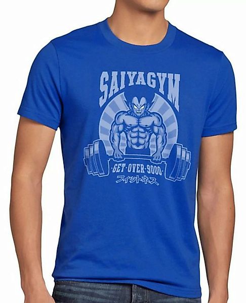 style3 Print-Shirt Herren T-Shirt Saiya Gym 9000 songoku roshi ball z roshi günstig online kaufen
