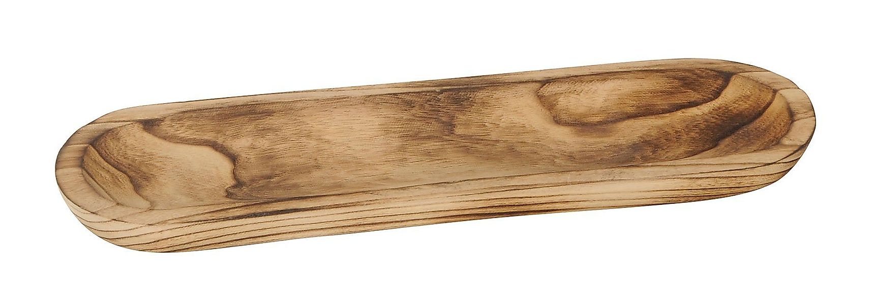 Levandeo® Dekoschale, Holz-Tablett L52cm Holz Braun günstig online kaufen