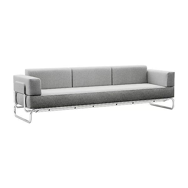 Thonet - S 5003/C001 3-Sitzer Sofa - grau/Stoff Kvadrat Divina Melange 3 01 günstig online kaufen