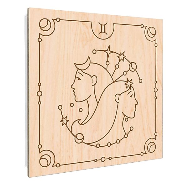 Banjado Großer Schlüsselbox Holz 30x30cm Weiß Scharnier Rechts 50 Haken Sch günstig online kaufen