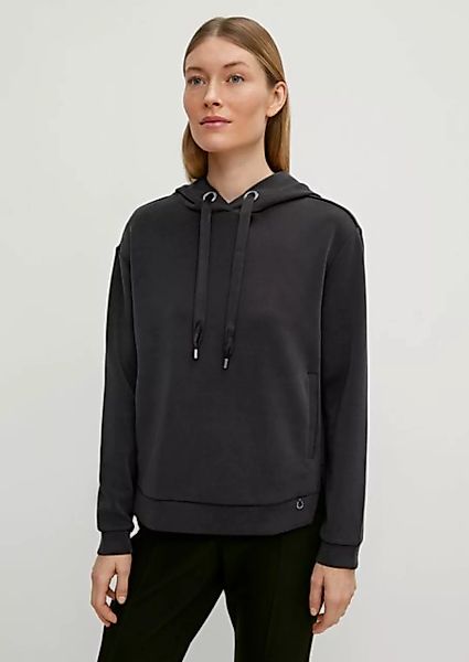 Comma Sweatshirt Sweatshirt aus Modalmix Logo günstig online kaufen