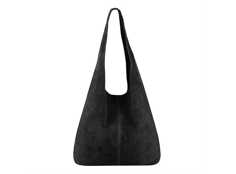 ITALYSHOP24 Schultertasche Made in Italy Damen Leder Wildleder Tasche Umhän günstig online kaufen