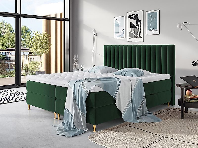 MIRJAN24 Boxspringbett Elegance (Topper, Matratze und günstig online kaufen
