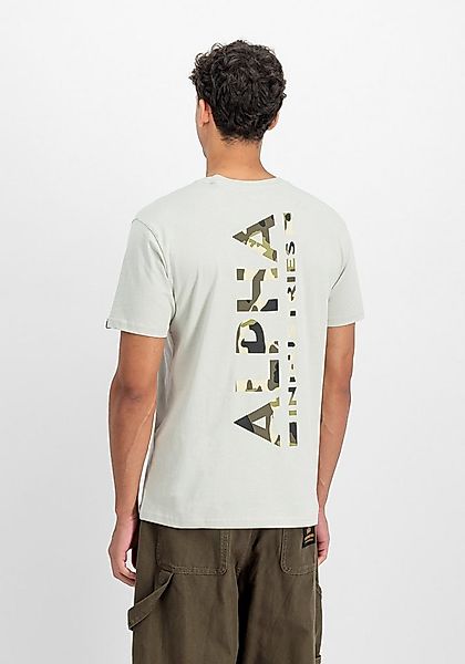 Alpha Industries T-Shirt Backprint T-Shirt Camo Print günstig online kaufen