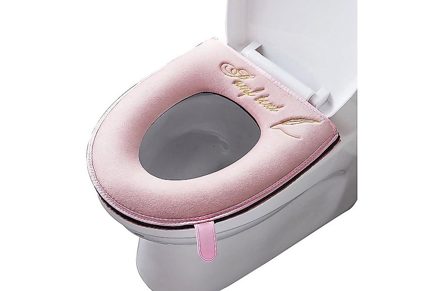 Coonoor WC-Deckelbezug weiche WC-Sitzbezüge mit Griff, Toilettendeckelbezug günstig online kaufen