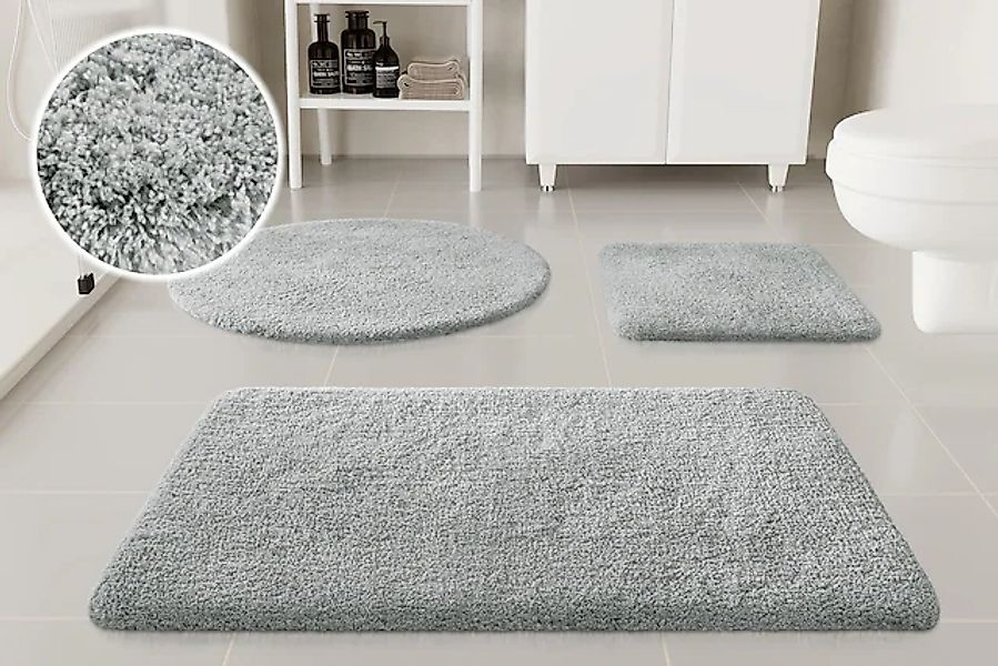 my home Badematte »Kaarin«, rutschhemmend beschichtet, schnell trocknend, B günstig online kaufen