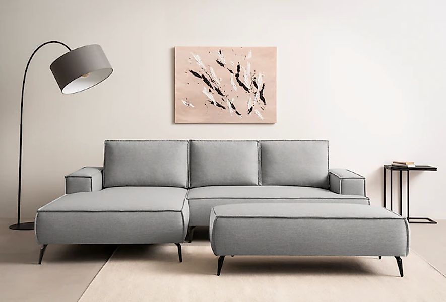 Home affaire Sitzgruppe »TVINNU, Polsterecke L-Form, Schlaffunktion, mit Ho günstig online kaufen