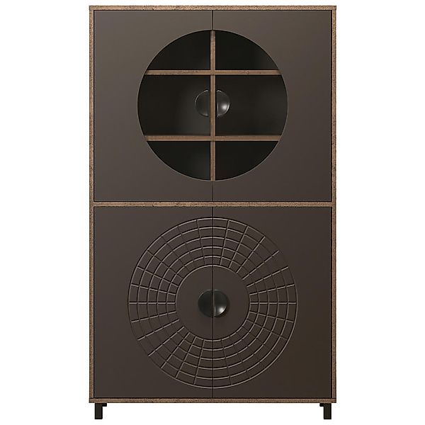 trendteam Vitrine Vitrine Fusion, Rostoptik Rusty Flow / Perlbronze (no-Set günstig online kaufen