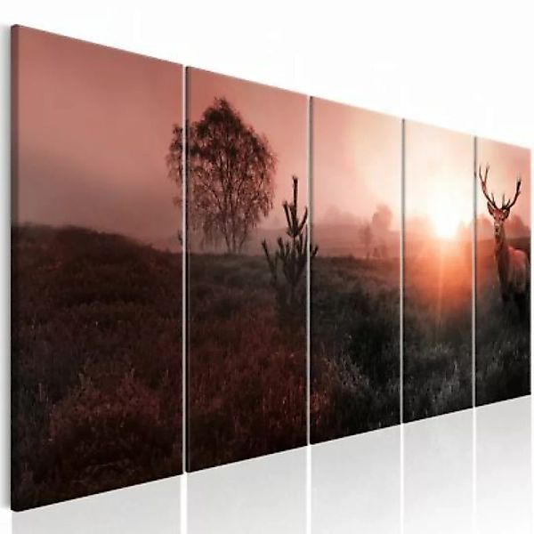 artgeist Wandbild Sun on the Horizon I grau/rot Gr. 200 x 80 günstig online kaufen