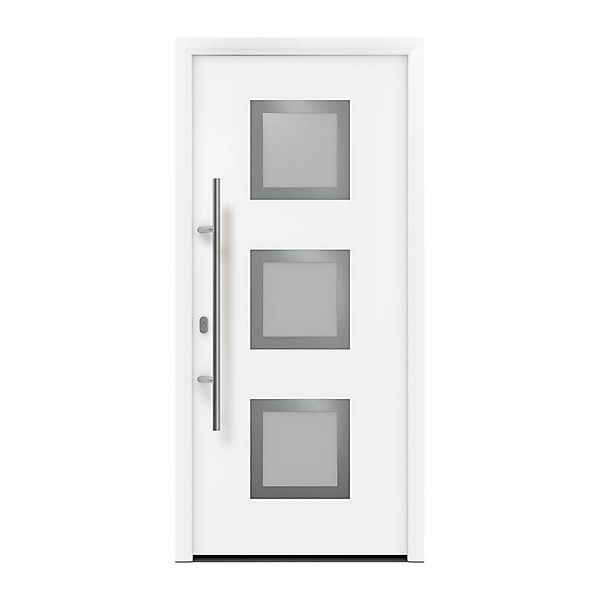 EcoStar Haustür Isopro IP 810S Verkehrsweiß 110 cm x 210 cm DIN L günstig online kaufen
