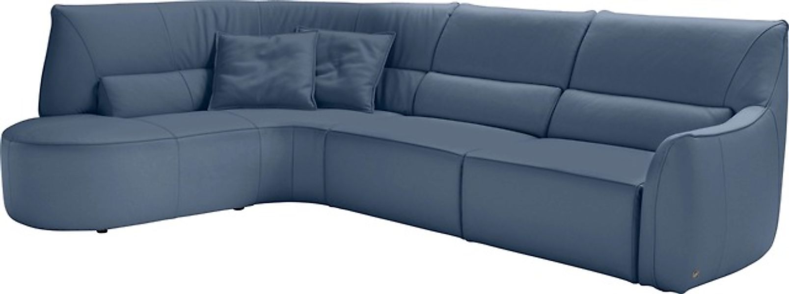 Egoitaliano Ecksofa »Puffy, extravagant & edel, Retro Designsofa, hoher Sit günstig online kaufen