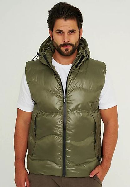 SOULSTAR Steppweste S2CHOWD Herren Pufferweste mit Kapuze Winterweste Outdo günstig online kaufen