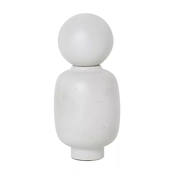 Vase Muses - Talia keramik weiß / Ø 13 cm x H 28 cm - Ferm Living - Weiß günstig online kaufen