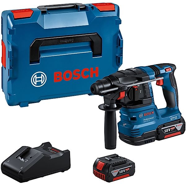Bosch Professional Akku-Bohrhammer »GBH 18V-22« mit SDS plus, Inkl. 2x Akku günstig online kaufen