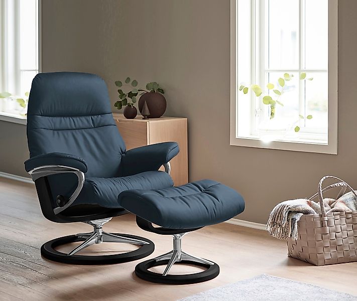 Stressless Relaxsessel "Sunrise" mit Signature Base, Größe M, Gestell Schwa günstig online kaufen