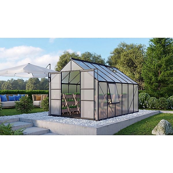 Vitavia Gewächshaus Meridian 9900 Schwarz 9,9 m² günstig online kaufen