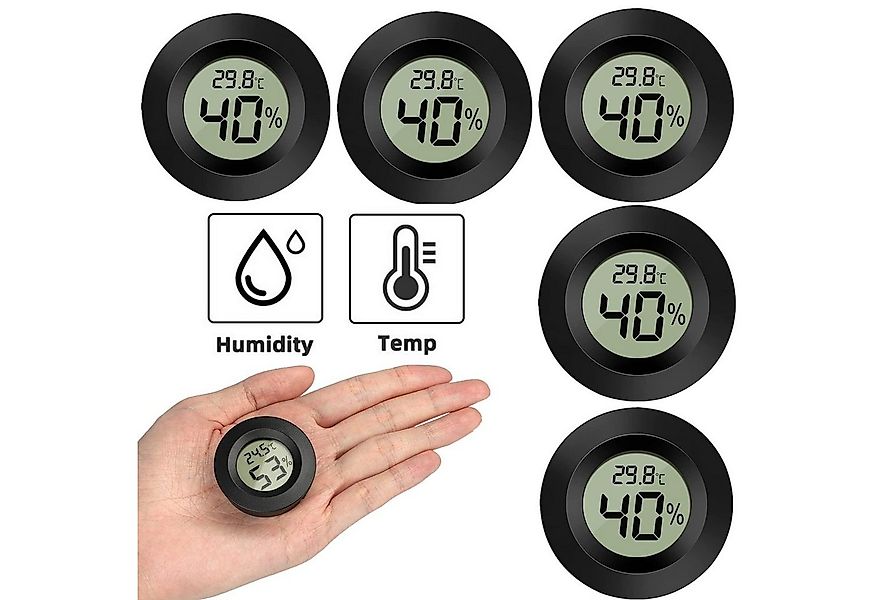 Olotos Hygrometer Digitales Thermo-Hygrometer Thermometer Temperatur Messge günstig online kaufen
