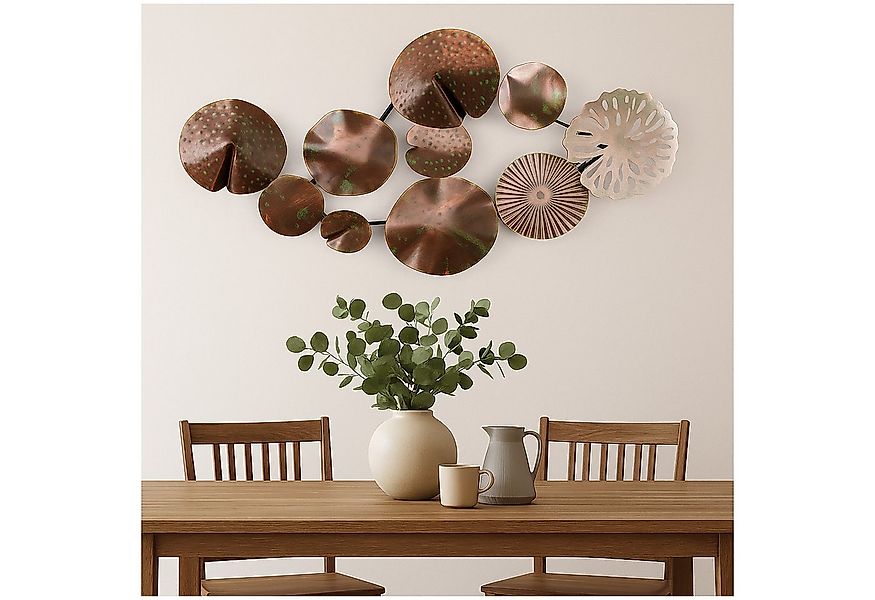 HTI-Line Wanddekoobjekt Wanddeko Seerose (1 St), Wandbild abstrakt günstig online kaufen