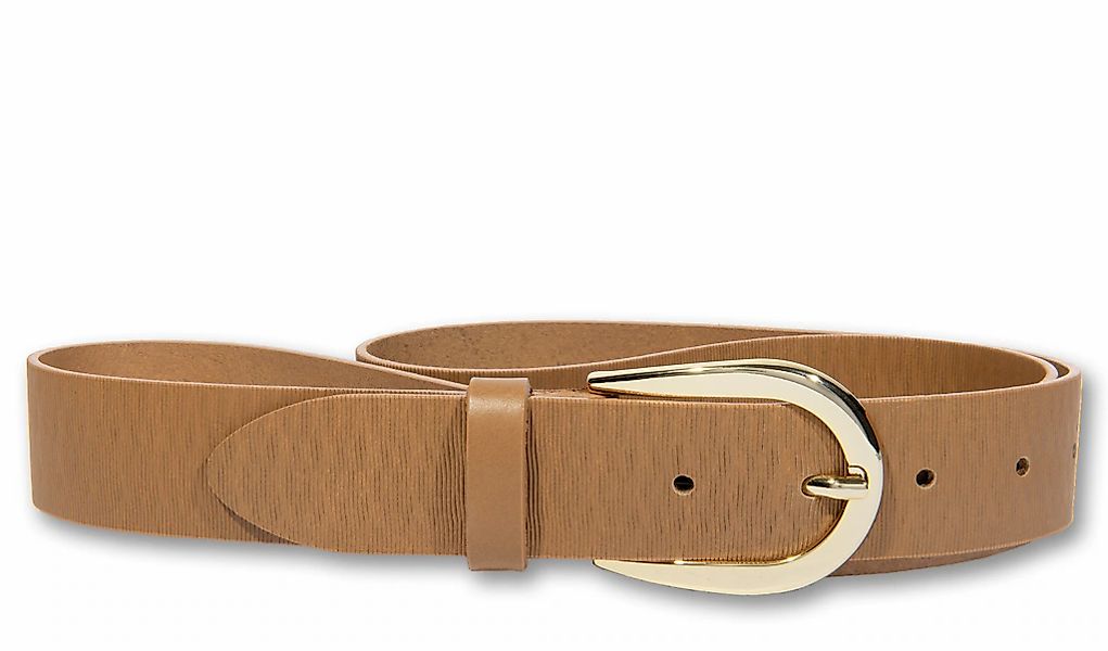 Silbergift Ledergürtel "Ledergürtel mit effektvoll geprägter Oberflächensch günstig online kaufen