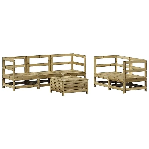 vidaXL 6-Tlg Garten-Sofagarnitur Kiefernholz Imprägniert 3250807 günstig online kaufen