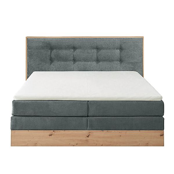 Boxspringbett 180 x 200 cm Hotellbett mit Bettkasten PARIS-09 in anthrazit günstig online kaufen